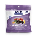 ZAND HerbaLozenge Elderberry Zinc, Good-for-You Lozenges for Dry Throats, No Corn Syrup, No Cane Sugar, 50 Lozenges