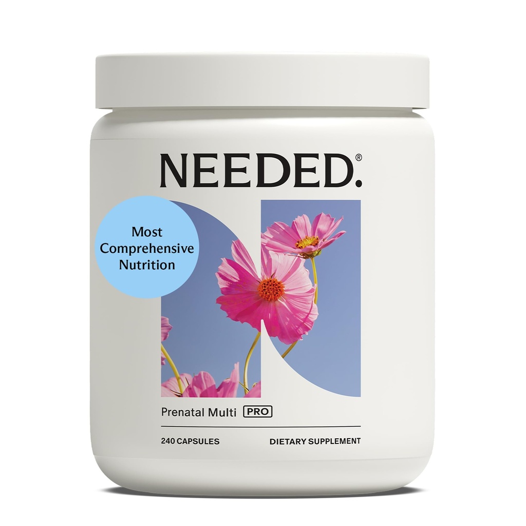 Braucht. Multivitamin mit Choline Kapseln für Prenatal, Schwangerschaft, Stillen, Postpartum | Expertly-Formuliert & Third-Party Tested| 30-Day Supply