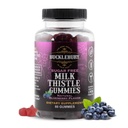 Bucklebury Sugar-Free Milk Thistle Gummis 1000mg mit natürlichem Blueberry Flavor - Vegan, Gluten-Free, Non-GMO Natural Milk Thistle Supplement für Lebergesundheit, Immunität & Antioxidans Support -60 Count