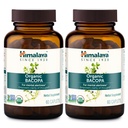 Himalaya Bacopa Monnieri Nootropic Kräuter-Ergänzung, Mentalal Alertness, unterstützt Beruhigung, Gedächtnis, Kognition, USDA Organic, Non-GMO, 750 mg, 60 Pflanzen-basierte Caplets, 2 Pack, 120 Tage Versorgung