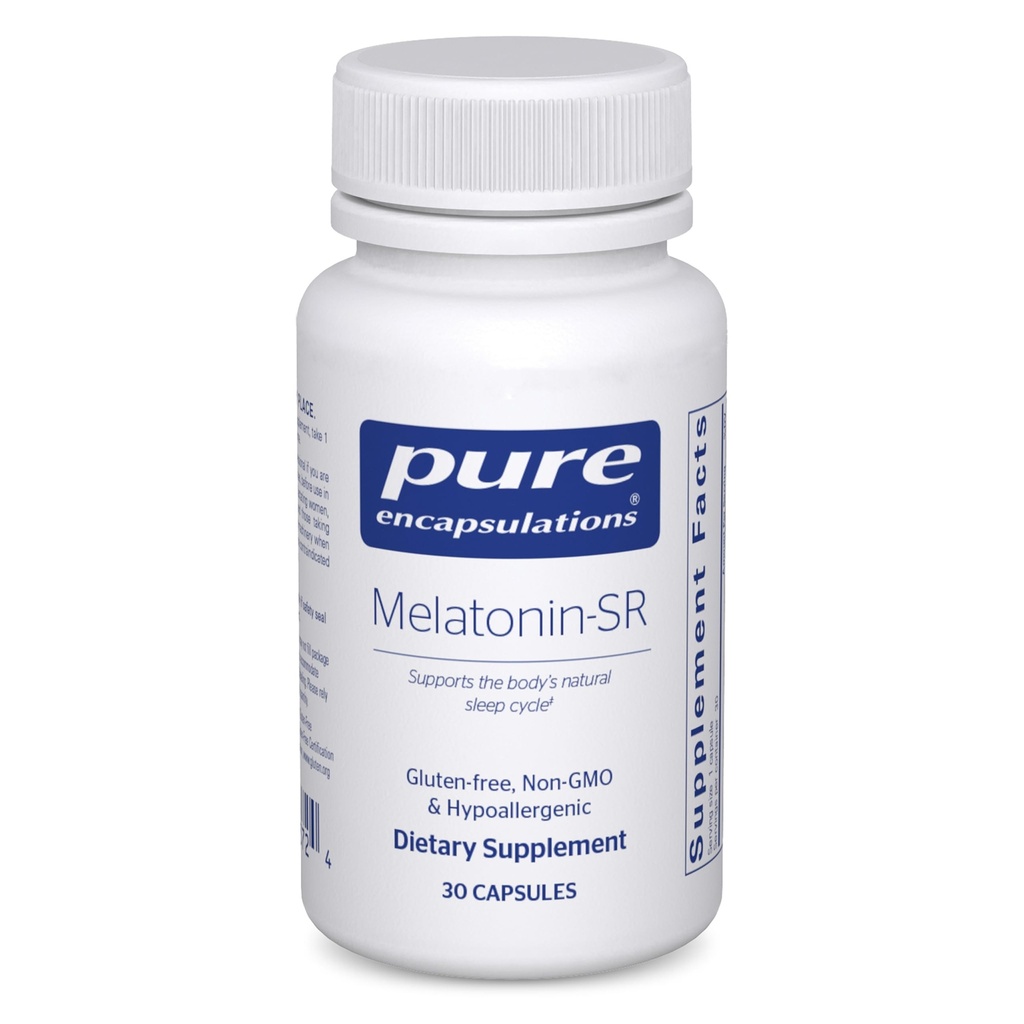 Pure Encapsulations Melatonin-SR - Extended Release Melatonin - Unterstützt Restful Sleep* - Sleep Supplement - Gluten Free & Vegan - 30 Kapseln