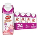 BOOST Breeze Clear Nutritional Drink - 250 Kalorien - 19 Vitamine & Minerals - 9 g Protein – Fortified Clear Nutritional Drink mit Vitamin A & Zink - Wild Berry Flavor - 8 fl oz (Pack mit 24)