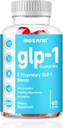 GLP-1 Probiotic Gummies, GLP-1 Beilage mit Akkermansia Probiotic, Berberine, kein Zucker für Gut & Digestion Health, Strawberry Flavor-60 Gummies