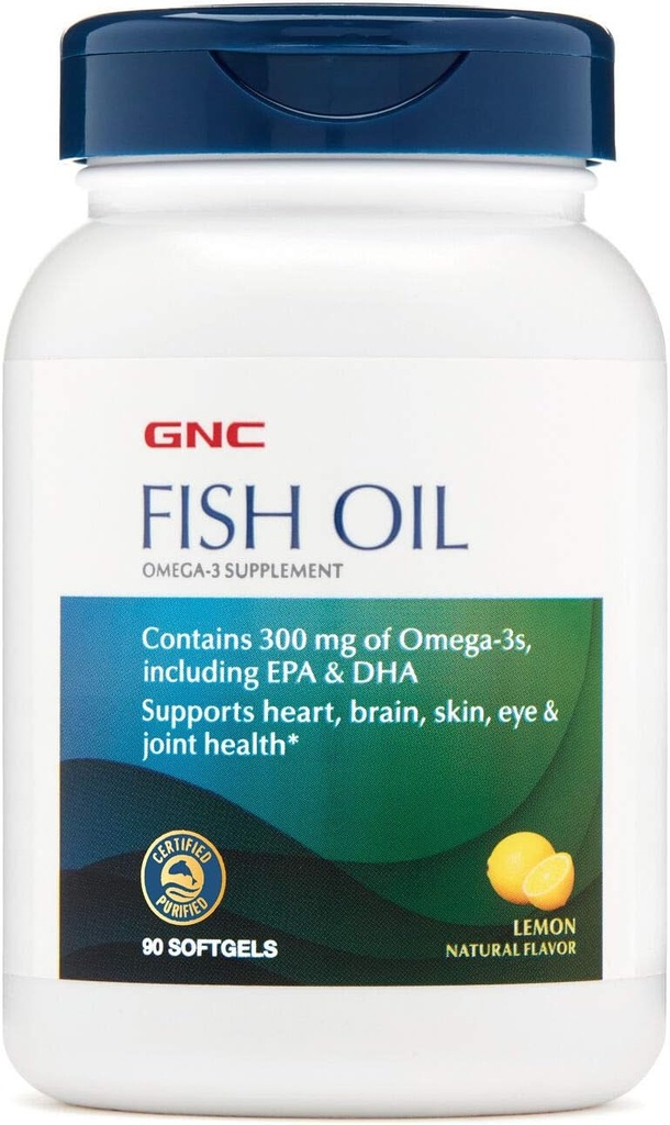 GNC Fischöl 90 Softgelkappen