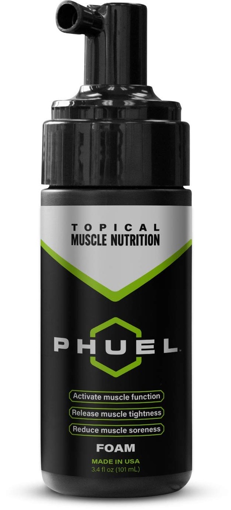 Topical Sports Performance Foam - 3.4 oz - for Activating Muscle Function and Reducing Muscle Soreness…