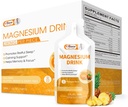 Magnesium Citrat Flüssige Magnesium-Getränk-Lösung mit Vitamin, Zink & Natriumbromid, essentielle Magnesium-Ergänzung Unterstützung Immun, Knochengesundheit und Zzz, Ananas-Flaschen, 10 Fl Oz