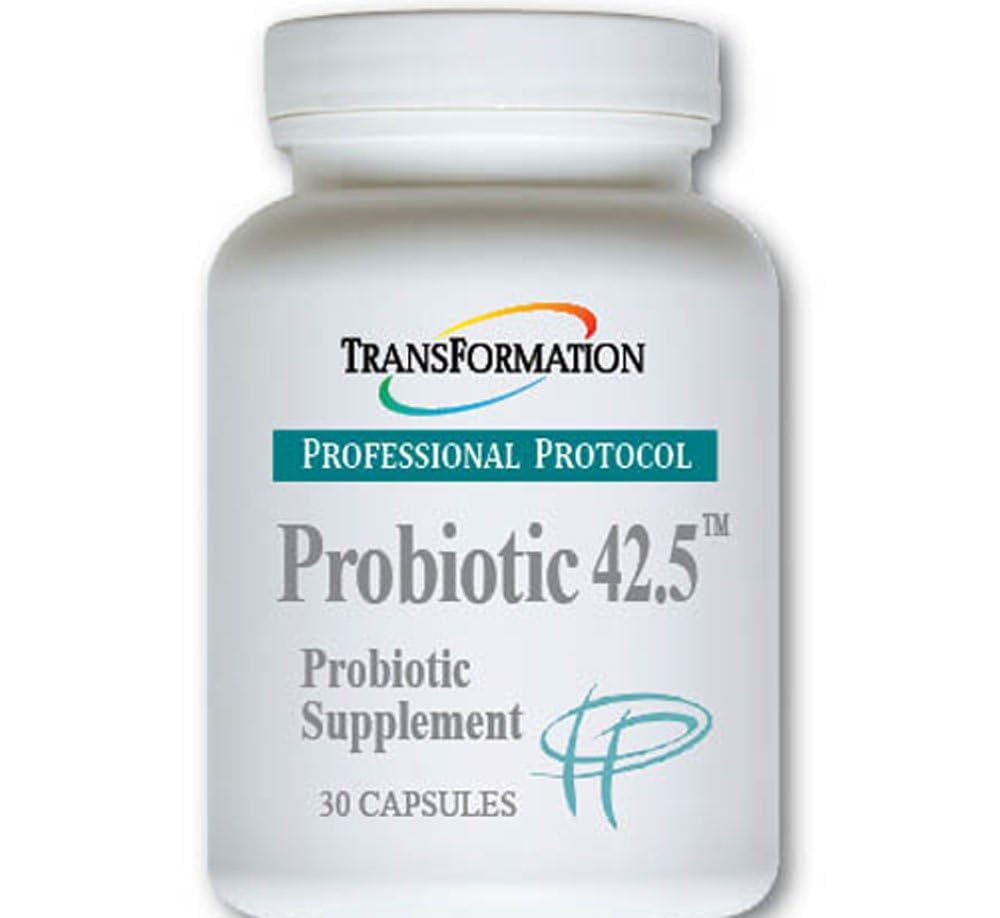 TRANSFORMATION DU GÉNÉSIS DE LA BONNE SANTE Probiotique 42.5 Supplément pour l'équilibre intestinal sain soutient, élimination et fonction immunitaire encourageant plus complète digestion, 30 Capsule