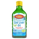 Carlson - Kid's Cod Liver Oil, 550 mg Omega-3s, Vitamine A & D3, Wild Norwegian, Lemon, 250 ml