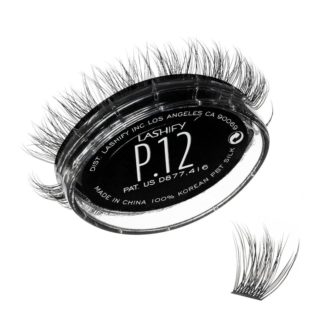 Lashify Plushy 12mm Gossamer Lashes in Schwarz, Easy DIY False Lashes für einen voluminösen aber dennoch natürlichen Look