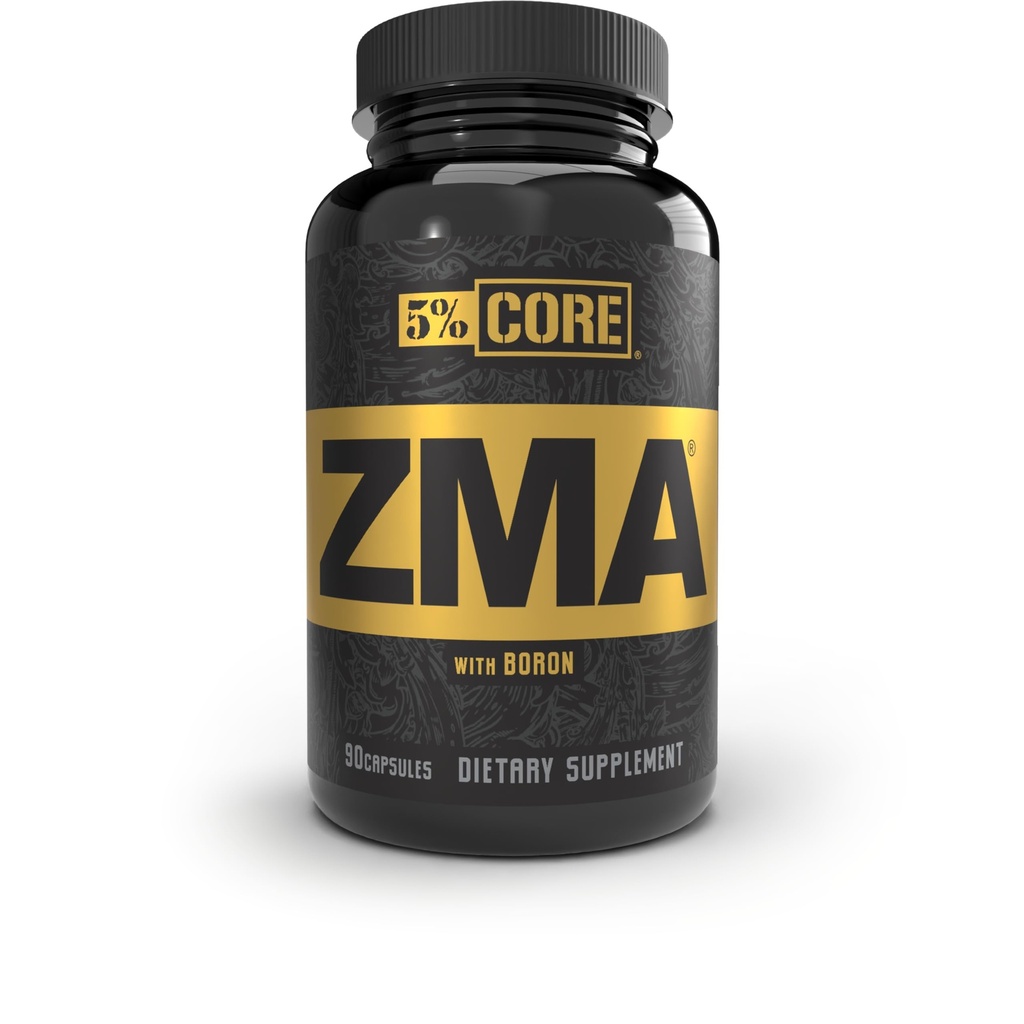 5% Nutrition Core ZMA (mit Boron) | Fördert Erholung durch Restauration von Zink, Magnesium & Vitamin B-6 (90 Kapseln)