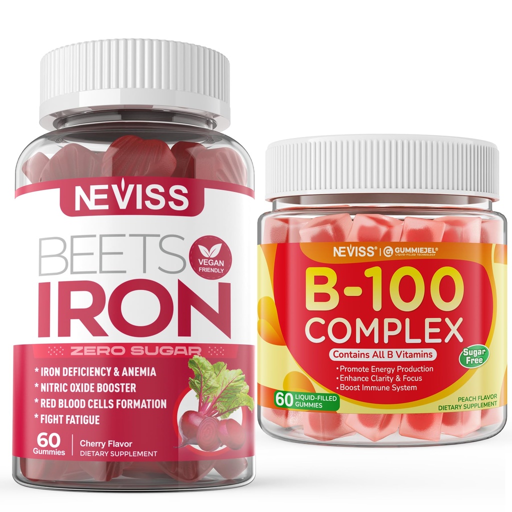 Sugar Free Iron Gummis+Vitamin B100 Complex