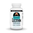 Source Naturals Lecithine 1200 mg, Un émulsifiant naturel - 100 Softgels