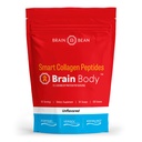 Brain Body Collagen Peptides Powder - Vital Protein & Collagen Supplement for Women & Men - Hydrolyzed Type I & III for Hair, Skin, Nails & Joint Health - 30 Servings - Unflavored - 678g