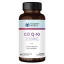 Vitamine World CoQ10 200 mg Softgels, Coenzyme Q10 suppléments pour le soutien antioxydant, la santé cardiaque et la production d'énergie, sans gluten, 60 Softgels à libération rapide