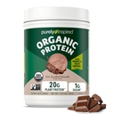 Rein inspiriertes pflanzenbasiertes Proteinpulver für Männer und Frauen, Rich Decadent Chocolate (16 Servierungen) - Vegan & Organic - 20g Pea Protein Powder für Smoothies & Shakes - Dairy-Free, & Gluten-Free