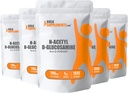 BulkSupplements.com N-Acetyl Glucosamin Pulver - NAG Pulver, Glucosamin 750mg, Glucosamin Supplement - Glucosaminpulver, Glutenfrei, 750mg pro Servierung, 5kg (11 lbs) (Pack mit 5)