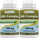 Best Naturals DIM Complex 100 mg 120 Capsules (120 Count (Pack of 2))