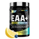 Nutrex Forschung EAA Hydration | EAAs + BCAA Pulver | Muskelrückgewinnung, Stärke, Muskelaufbau, Endurance | 8G Essential Amino Acids + Elektrolyte | Blueberry Lemonade 30 Servietten