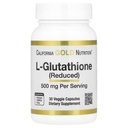 California Gold Nutrition L-glutathion (réduit), 500 mg, 30 gélules de Veggie