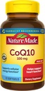 Nature faite CoQ10 100mg, complément alimentaire pour le soutien de la santé cardiaque, 72 Softgels, 72 jours d'approvisionnement