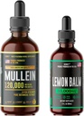 HERBIFY Bundle - Mullein Blatt Extrakt & Zitronenbalsam - Atemunterstützung & Gehirnunterstützung