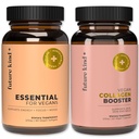 Future Kind Meilleures ventes Ensemble de multivitamines véganes et de collagène Booster de multivitamines véganes pour les femmes et les hommes avec B12, Omega 3, et vitamine D3