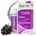 Aurora Nutrascience Mega-Liposomal Liquid Glutathione, Immun- & Antioxidant Gut Health Support Supplement, 750 mg pro Servieren, Non-GMO, Sugar-Free, 10 Single Serve Packets