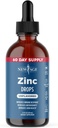 Ionische Zink-Flüssigtropfen - Hohe Potenz Immun Booster Zink-Ergänzung, Immunabwehr, Leistungsstarkes natürliches Antioxidans, Non-GMO - von New Age (Liquid 2 OZ), Packung von 1