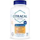 Citracale à libération lente - Calcium 1200 mg avec vitamine D3, Magnésium, supplément de calcium, os de soutien de santé, prendre une fois par jour Caplet, 185 Compte