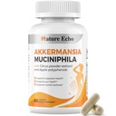 GLP-1 Supplement Support, Akkermansia Muciniphila Supplement for Cravings & Gut Health with Collagen, Inulin & Chromium - 60 Servings Capsules
