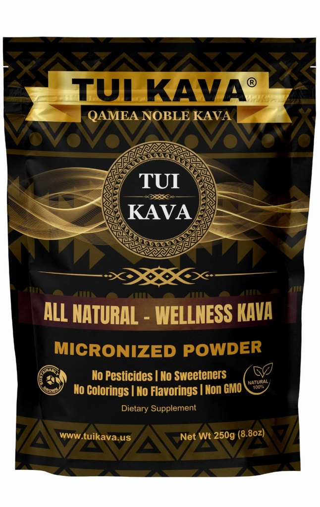 PREMIUM WELLNESS KAVA - MICRONIZED Noble Kava 250g (8.8oz) - Trial/Travel Größe | Sehr Heady | Alle natürlichen Entspannung | Erhöhen Fokus | Stimmung/Schlaf Unterstützung | Stress Relief | NO STRAINING