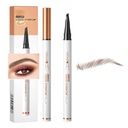 Q707 4 Stylo à sourcils précis – Crayon à sourcils étanche à longue durée pour sourcils naturels, définis – facile à utiliser, adapté à tous les niveaux de compétence (2#Cafe noir)