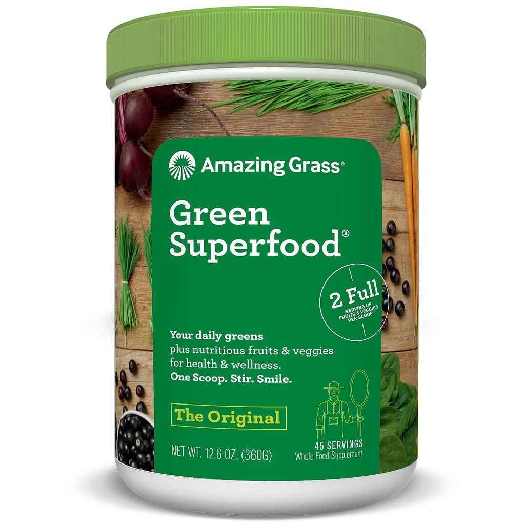 Erstaunlich Gras Grün Superfood, Original, 12.6 Unze