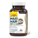 Country Life Maxi-Hair 50+ – Supplément cheveux, peau et ongles à base de biotine pour les femmes et les hommes de plus de 50 ans soutient la croissance des cheveux en santé et le cheding réduit.