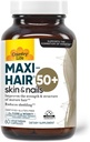 Country Life Maxi-Hair 50+ – Biotin-Based Hair, Skin & Nails Supplement für Frauen & Männer über 50 | Unterstützt gesundes Haarwachstum & Reduzierte Shedding | Certified Gluten-Free & Vegetarian | 60 Kapseln