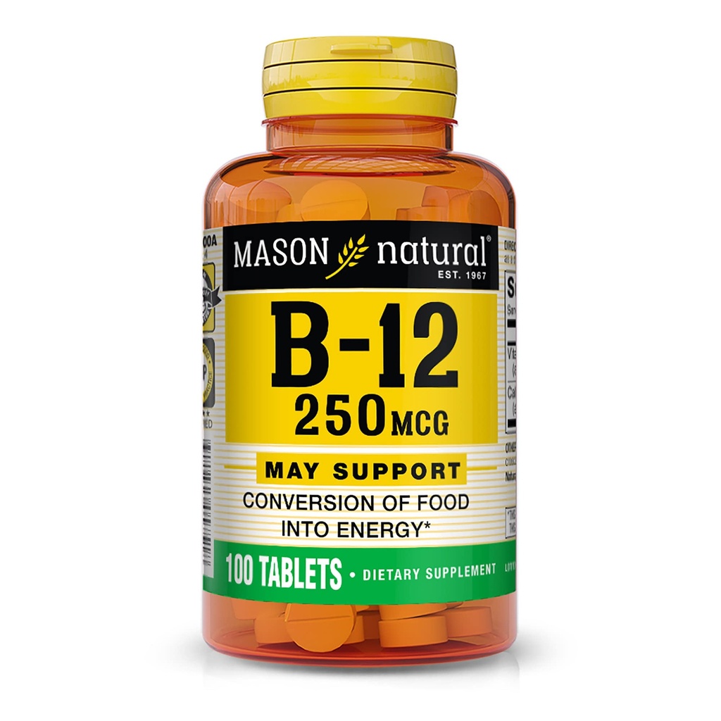 Vitamines Mason Vitamine B 12 250 mcg Comprimés