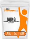 BulkSupplements.com AAKG Powder - Arginine AKG Supplement, Nitric Oxid Supplement, Unflavored & Glutenfrei, 2,5g pro Servierung, 1kg (2.2 lbs) (Pack von 1)