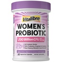 Vitalibre Probiotics for Women 200 Billion CFU, 36 Unique Strains, with Cranberry Prebiotics & Digestive Enzymes, High Potency Vaginal Probiotics, Full-Spectrum Gut Health, 60 Vegan Capsules