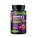 Probiotiques pour les femmes - 60 milliards d'UFC, 16 souches, avec canneberge, D-mannose et prébiotiques - soutient la santé digestive, immunitaire et vaginale - non-OGM, laitière et sans gluten - 60 capsules de légumes