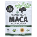 The Food Movement Co. Black Maca 8 oz Raw Food Powder - Organic, Non-GMO, Vegan, Gluten Free- Black Maca Root Supplement für Ganzkörper-Wellness
