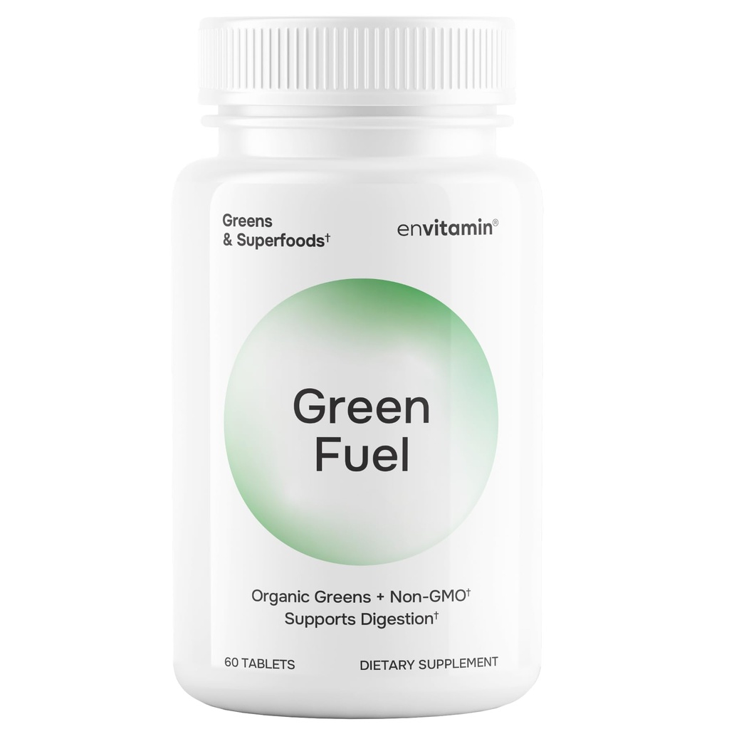 Comprimés de vert de carburant biologique - Verts organiques, mélange de fruits et de légumes
