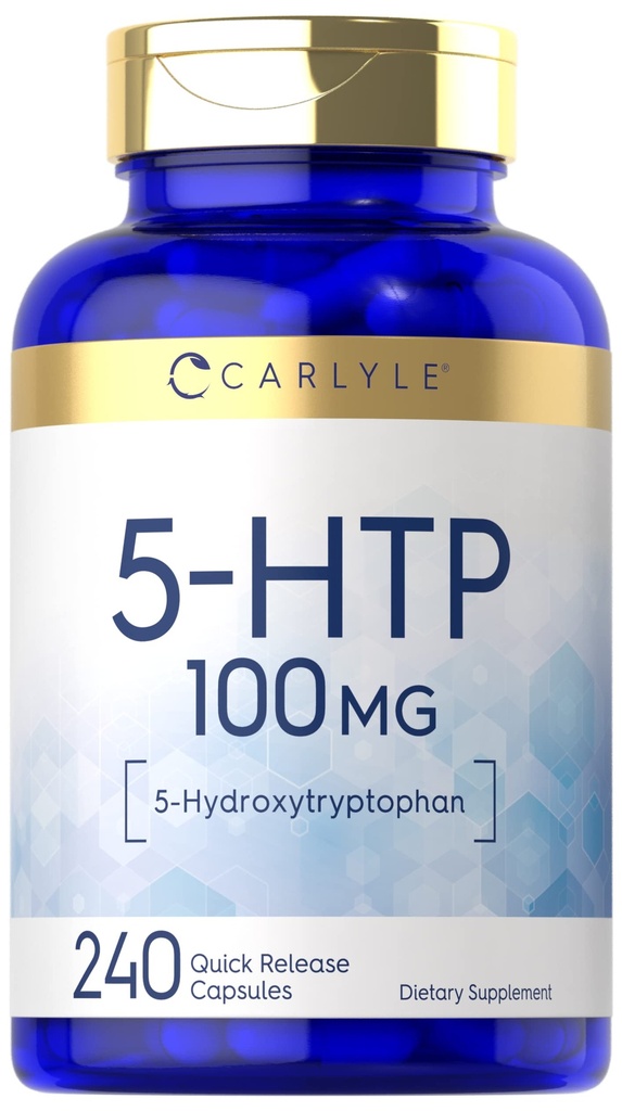 Carlyle 5HTP.100mg. 240 Capsules.