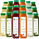 5 Day Juice Cleanse par Fountain Raw, tout naturel pur détox Cleanse, jus pour le repos corporel, jus pressé à froid rapide, excellente façon de démarrer un plus sain, Diet 30 bouteilles 12oz, 5 coups de gingembre