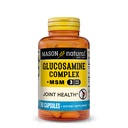 Mason Natural Glucosamine Complex Plus MSM avec vitamine C - Soutient la santé conjointe, l'amélioration de la flexibilité et de la mobilité, 90 Capsules