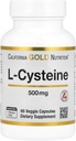California Gold Nutrition L-Cysteine, AjiPure®, 500 mg, 60 Veggie Capsules