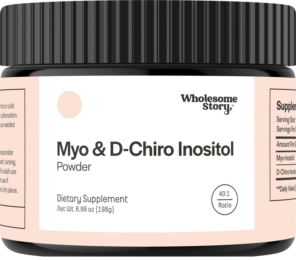 Myo-Inositol et D-Chiro Poudre de supplément Inositol pour les femmes