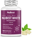 NuBest White - Glutathione 400mg & Milk Thistle Extract - Skin Brightening Supplement - Hilft schön und strahlend Haut - Antioxidans Supplement & Detoxification | 1 Monat Versorgung