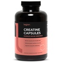 LÉGION Supplément monohydraté en créatine micronisée - Poudre de créatine propre pour le gain musculaire et la récupération après l'entraînement - Supplément en créatine micronisée pour absorption maximale (30 portions, gélule)