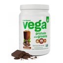 Vega Protéines et Verts Protéines Poudre, Chocolat - 20g Protéines végétales plus légumes, végétaliens, non OGM, protéines de pois pour les femmes et les hommes, 1,2 lb (Packaging May Vary)