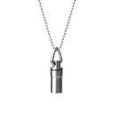 GUS Mini Necklace Pill Fob, Made in USA, Emergency Aspirin Holder